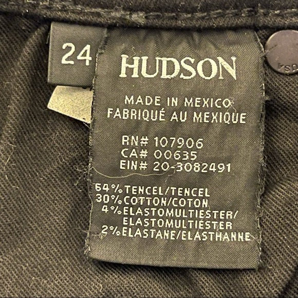 Hudson Jeans Robbie Mid-rise Pencil Mini Skirt With Raw Hem - Picture 16 of 16